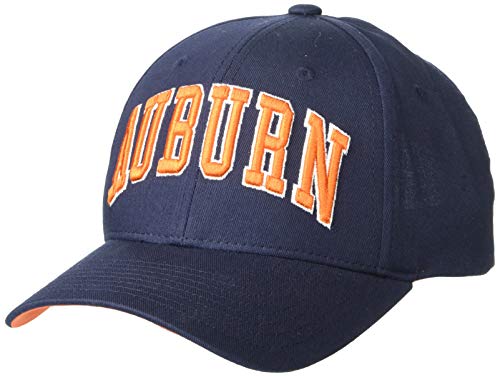 NCAA Auburn Tigers Mens Broadway Cotton Hat, Primary Team Color, Adjustable