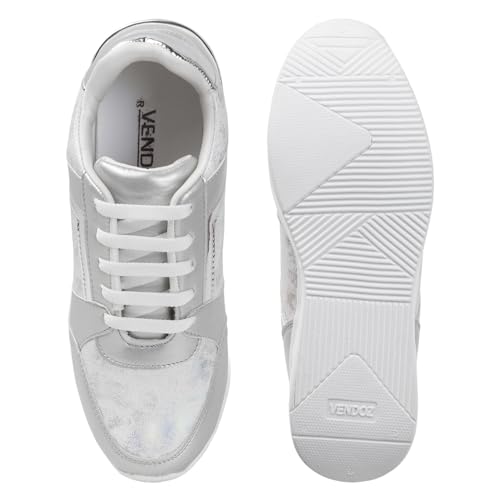 Image of Vendoz Women Casual High Heel Sneakers I Cushioned Insole I All Day Comfortable I Lightweight and Stylish Shoes for Girls
