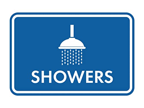 Panneau de douche bleu pour créer une ambiance spa grand format