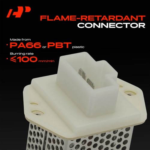 Image of A-Premium Front HVAC Blower Motor Resistor Compatible with Nissan Models | for D21 1986-1992
