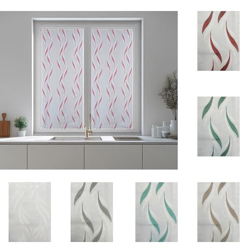 Home Tresor Coppia Tende a Vetro | Tendine Soggiorno Semi