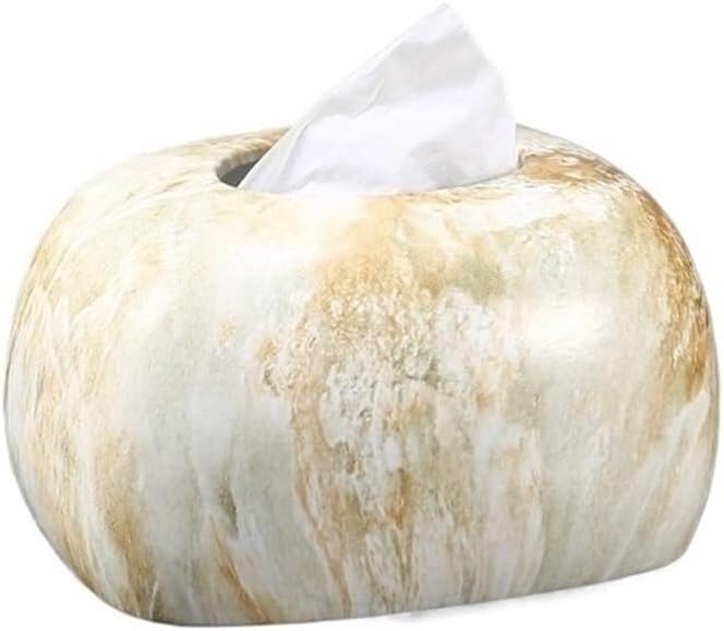 Porte-serviettes en céramique marbre blanc pour la maison