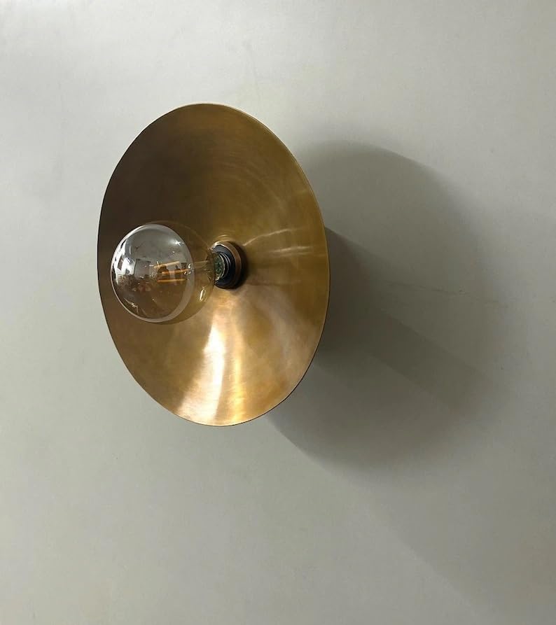 Nautical Art A Single-Light Handcrafted Wall Lamp for Timeless Elegance Modern Flush Mount Brass Wall Sconce Minimal | Modern Ceiling Light Antique | Living Room Lighting | Wall Lamp | Hall Light |