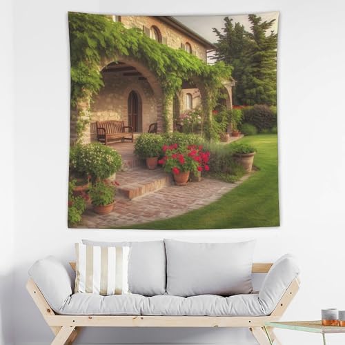 Tapisserie murale esthétique 152 cm pour décorer un mur de dortoir sans peinture