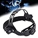 Replacement Headgear, Welding Welder Mask Adjustable Headband for Solar Auto Darkening Welding Helmet Accessories, Black and White(Black)