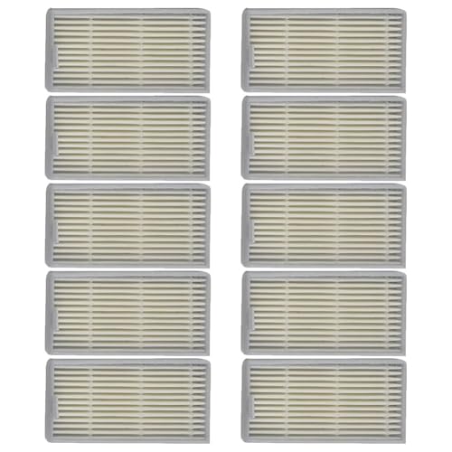 Gdfnmogo Aspiradora robot para SilverCrest 3000 A1, paquete de 10 piezas de repuesto para filtro HEPA, accesorios compatibles con Lidl Silver Crest -3000