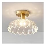 Éclairage doux : Conçu for créer une ambiance douce et accueillante, ce luminaire accueille une ampoule E27 (non fournie), vous permettant de choisir la température et l'intensité de la lumière. L'abat-jour en verre transparent diffuse une lumière agréable et confortable, idéale for créer une atmosphère relaxante.