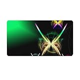 大型マウスパッド ゲーミング 飛ぶ蝶 ちょうちょ カラフル 滑り止めゴムベース 滑らか表面 デスクマット 防水 パソコンマット テーブルマット 耐高温 エッジマウスマット 耐久性 大きい 傷つきにくい キーボードパッド 光学式マウス対応 疲労軽減 パソコン PCゲーム 入学式 お祝い 40X75cm