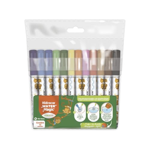 HIDROCOR WATER MAGIC - ESTOJO 12 CORES LEO&LEO