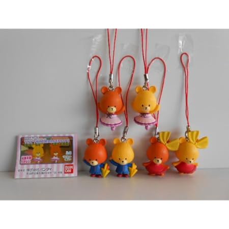 Amazon がんばれ ルルロロ Tiny Twin Bears ストラップ 2 全6種 Nhk全6種 1 ルル お気に入りのワンピース 2 ロロ カプセル玩具 おもちゃ