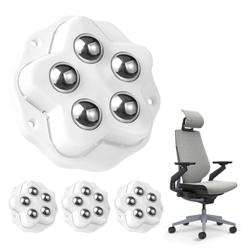 Pegar sobre ruedas, ruedas de aparatos, 4 x adhesivo sobre ruedas - Ruedas para dispositivos pequeños, polea pegajosa, ruedas giratorias de rotación de 360 grados para caja de