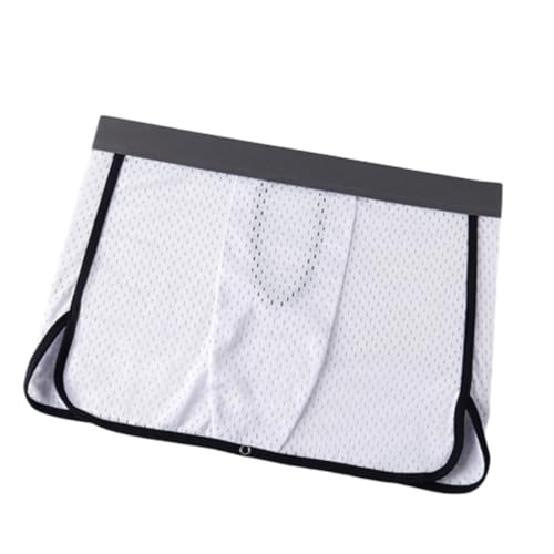 Evankin Men's Boxer Brief Underwear Hollowed Mesh Ice Silk Underpants Arlo Boxer Pants Loincloth Sleepwear Athletic Shorts