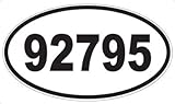 US Decal, Inc. Number 92795 Oval Sticker