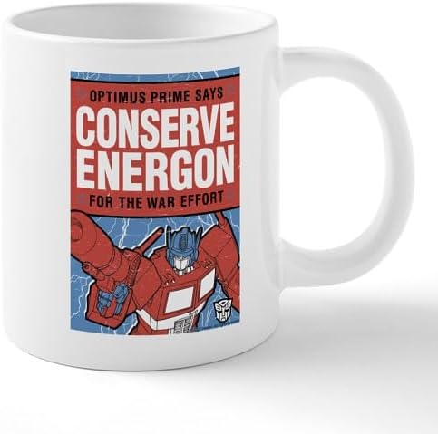 CafePress Transformers Conserve Energ 20 Oz Ceramic Mega Mug 20 oz Ceramic Coffee Mega Mug