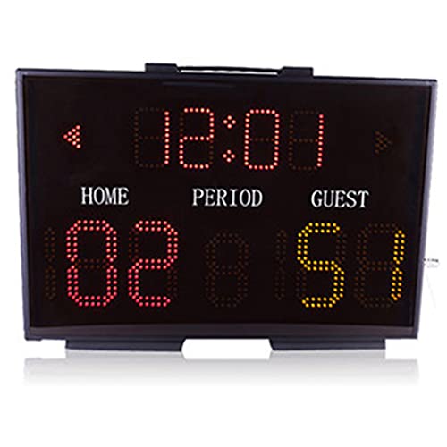 Marcador electrónico para baloncesto con control remoto miniatura 1