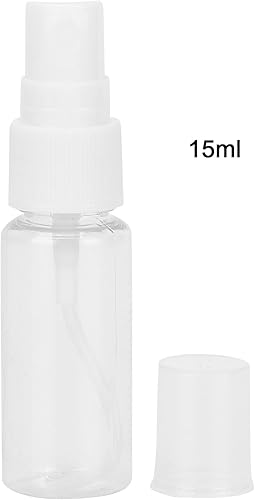 Miniatura 7 de Botellas de spray, botella de plástico transparente de plástico recargable de niebla fina botella de spray cosmético para poco agua de perfume,