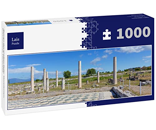 Lais Puzzle Ruinen des antiken Pella, Mazedonien, Griechenland, Panorama 1000 Teile Panorama