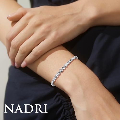 NADRI Tennis Bracelet – Jordan RD Tennis Bracelet with Brilliant-Cut Cubic Zirconia Stones, Tennis Bracelets For Women, Bridal Jewelry2