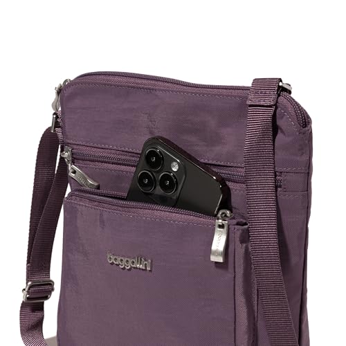 Image of Baggallini Pocket Crossbody Bags for Women 8x8 Small Lightweight Durable Water-resistant Travel Purse W /Rfid