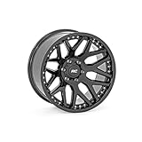 Rough Country 95 Series One-Piece Aluminum Wheel - 20x10, 6x135mm Bolt Pattern, 19mm Offset, Gloss Black for Jeeps, Trucks, SUV