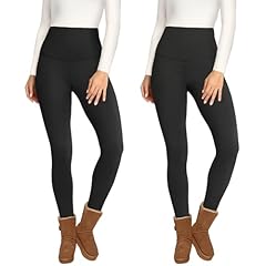 Fleece Lined Black/Dark Grey-heather,2packs