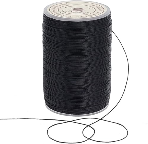 La mejor selección de Cuero Negro , tabla con los diez mejores. 50 ZYHSLZ Hilo Encerado para Cuero, 0.45mm,160M/Rollo Hilo de Poliéster Resistente, Hilo para Pulsera, DIY Manualidades, Pulseras y Collares, Aplicable a Costura, Reparación y...