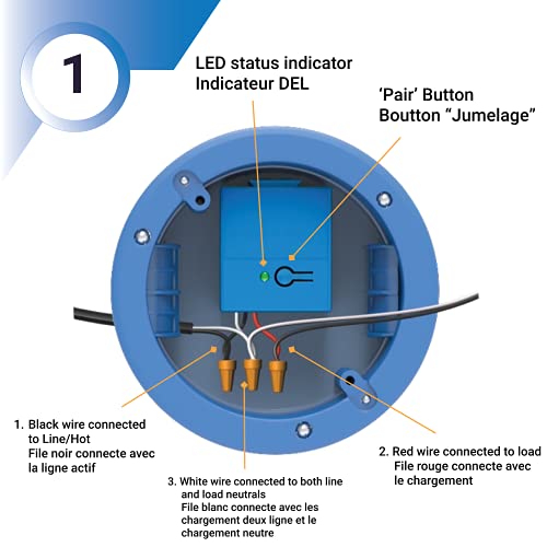 Levven Single-Pole On/Off Wireless Switch Kit - Decora Style Switch, Wireless Power Control Kit - Add A Switch Anywhere #TOP4