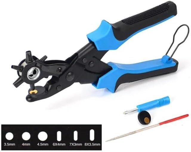 Leather Belt Punch Plier Round oval Hole Perforator Tool For Watchband Cards Leather Belt Puncher tool - (Color: type2)