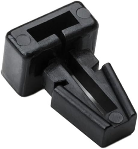 HellermannTyton TM1SF0C2 Push Mount, .25" Hole Dia., .13" Max Panel, .2" Max Tie Width, PA66, Black, 100/pkg
