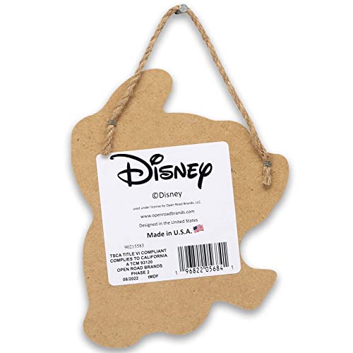 Disney Lilo And Stitch Winter Stitch Hanging Wood Wall Decor - Adorable Stitch Sign For Winter And Christmas Decor #TOP2