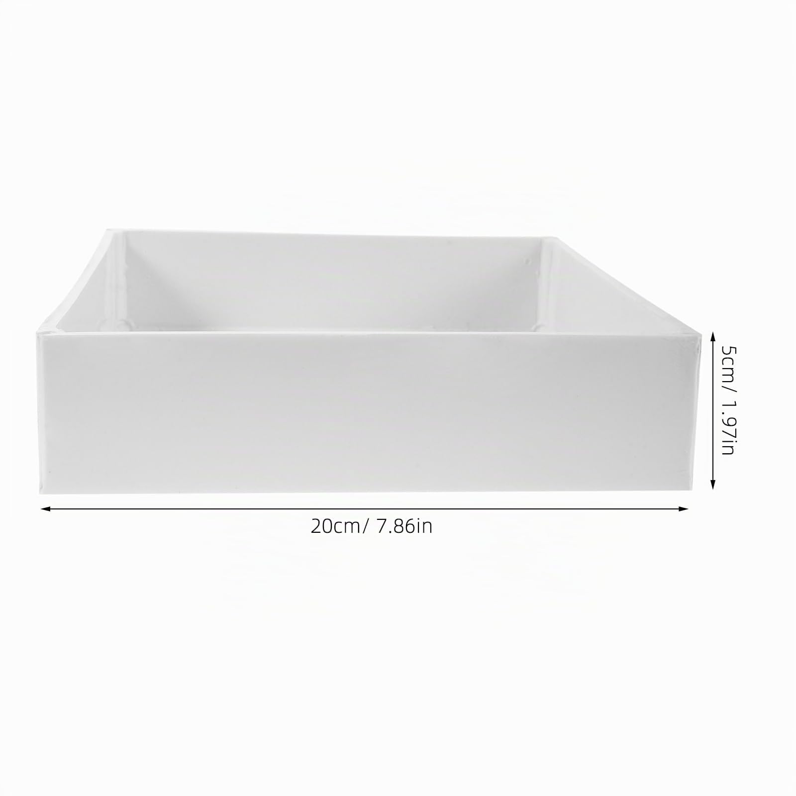 Cabilock Plateau de Laboratoire en Plastique : Plateau de Laboratoire carré en polypropylène résistant aux Produits Chimiques – Bac de rétention des déversements pour Le Stockage des réactifs