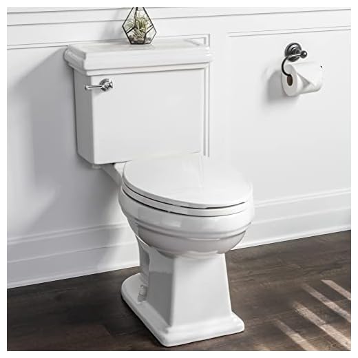 Miseno MNO240C2BWH Miseno MNO240C Santi Two-Piece High-Efficiency Toilet with Elongated Chair Height Bowl - Includes Soft Close Seat, Wax Ring Kit, and Classic Style Tank Lid