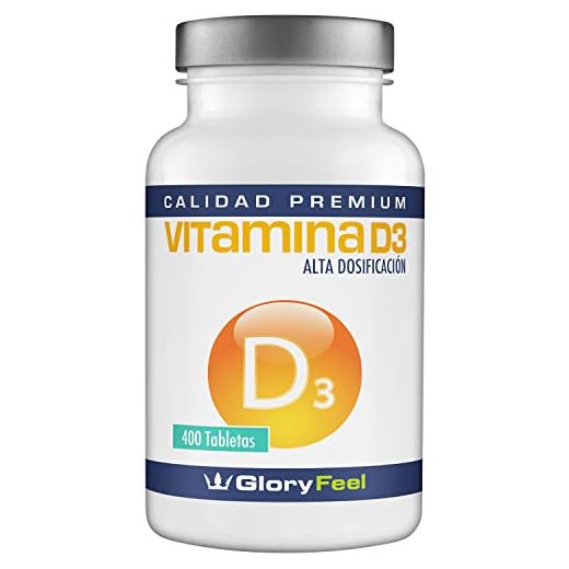 Vitamina D 8100 IU 400 comprimidos - Vitamina D3 vegana - 8.100 IU / 200 µg de Vitamina d concentrada por pastilla 100% Natural y pura – Calidad Premium fabricada en Alemania