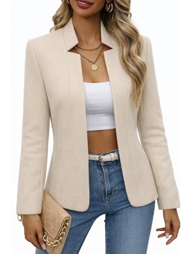 Mina Self Wool Blazer Jacket for Women 2026 Fall Winter