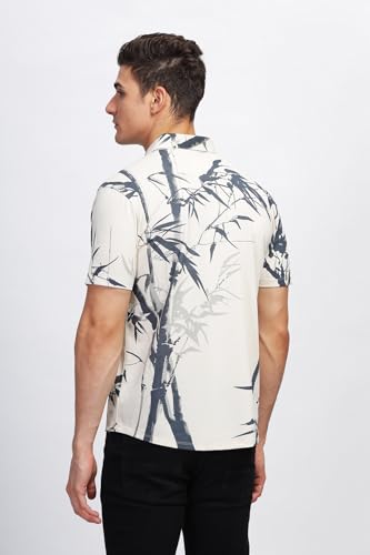 Image of BULLMER Trendy Regular Fit Printed Causal Shirt for Men