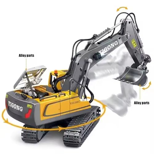 Image of Magicwand 1:24 Scale Die-Cast Alloy Crane【Box Packed】【Mustard】 with Openable Doors Working Lights & Shockers【Pack of 1】