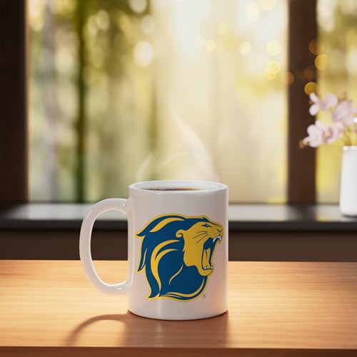 Taza de Cerámica Mascota León TCNJ Lions Blanca 11 oz miniatura 3