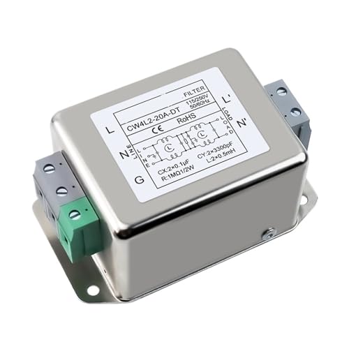Filtro terminal monofásico CW4L2-20A -DT AC 220V para interferencias