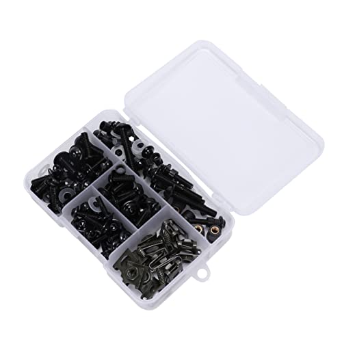Kit de boulons et écrous pour carénage Gatuida 177 pièces noir anti-corrosion