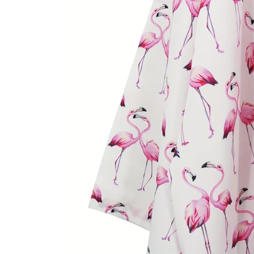 HZCX FASHION Mens Womens Summer Flowy Kimono Cardigans Open Front Print Hawaiian Shirt Beach Robe Lightweight Yukata Noragi4