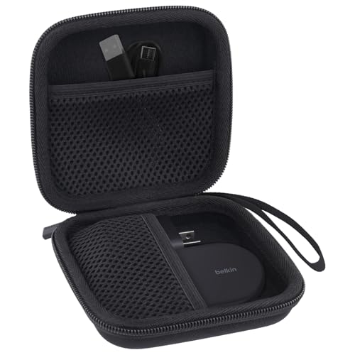 co2CREA Hard Case Compatible with Belkin MagSafe Charger Compatible BoostCharge 2-in-1 Magnetic Foldable Charger 15W - Qi2-Certified Wireless Charger