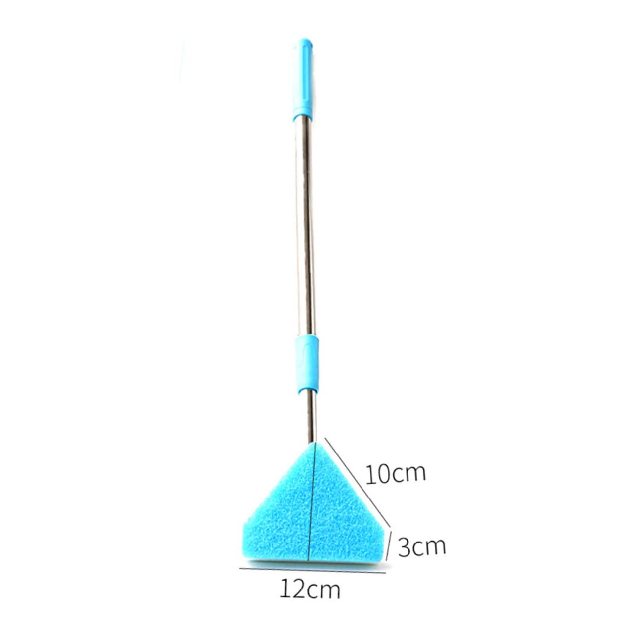 Happyyami Telescopic Fish Tank Brush Long Handle Aquarium Cleaning Tool Glass Scrubber