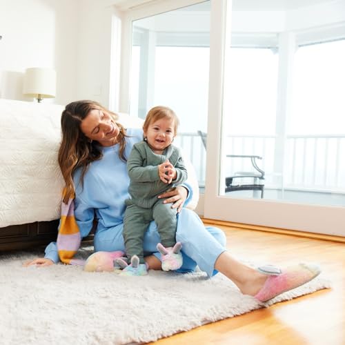 Dearfoams unisex-adult womens Matching Family Holiday Easter Bunny Scuff3