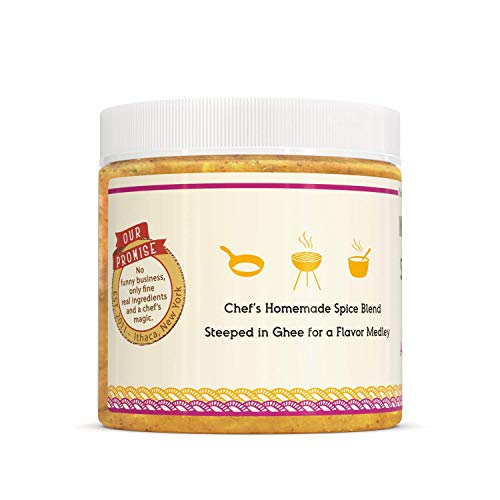 Grass Fed Seasoning Ghee Bundle By Indian Milk & Honey, Pack Of 2, Keto & Paleo Friendly, Pasture Raised, Non-Gmo Gourmet Foods & Supporting Local Farms #TOP5