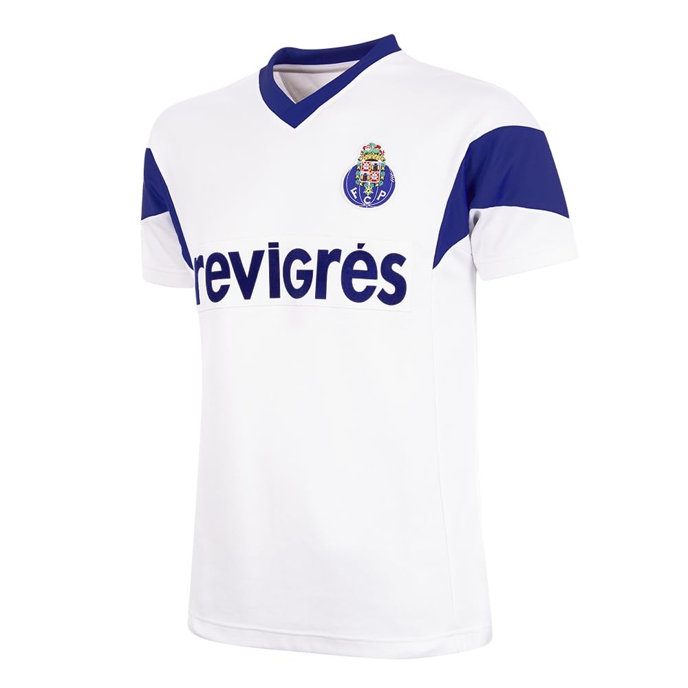 FC Porto 1991-92 Away Retro Football Shirt, white, M