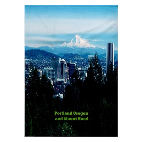 3dRose 22x30 Bath Hand Pool Towel Portland Oregon Mount Hood