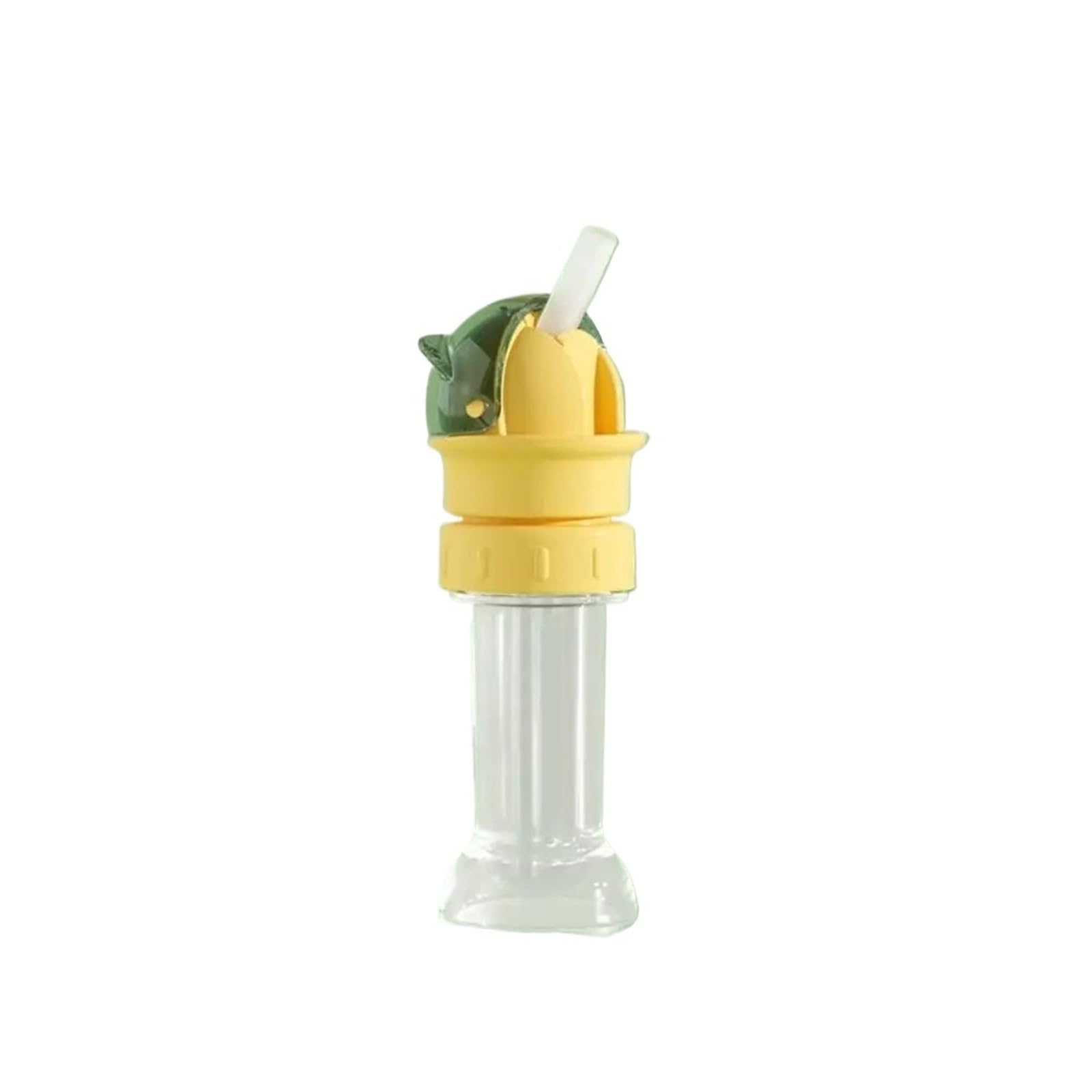 Eowstar 2pcs Reusable Straw Lid for Water Bottles - Leakproof and Dustproof Silicone Cap(Green)
