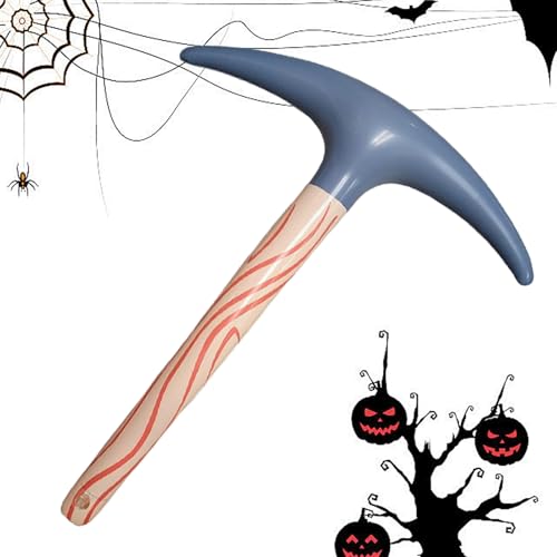 Générique Accessoire Gonflable d'halloween Farce,Fausse Hache Pioche Jouet - Léger Étanche Accessoire Photo Réaliste Décoration Fourniture pour Cosplay Enfant Fête Halloween Adulte Farce