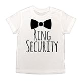 Oliver and Olivia Apparel Ring Security Shirt Ring Bearer Shirt Ring Bearer Gift (2T, White)