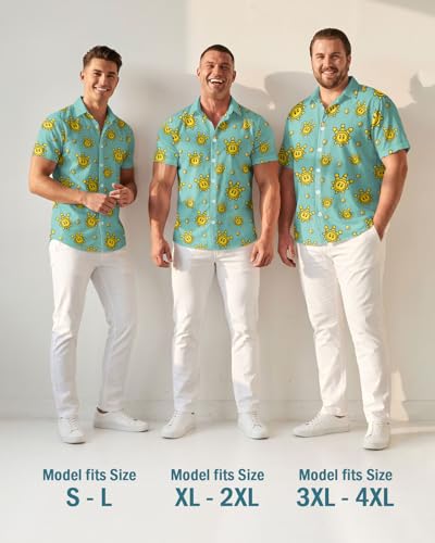 Image of 99TIMORO Fathers Movie Hawaiian Shirt for Men, Characters Button Down Short Sleeve Top, Summer Beach Gifts